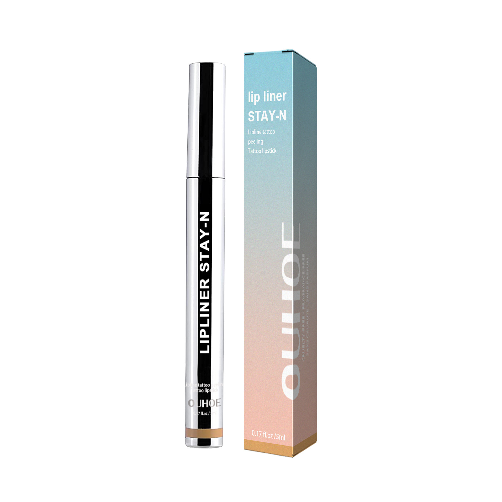 Ouhoe Peeling Lip Liner Lip Lines Lip Lines Plump and Flattering Lip Color