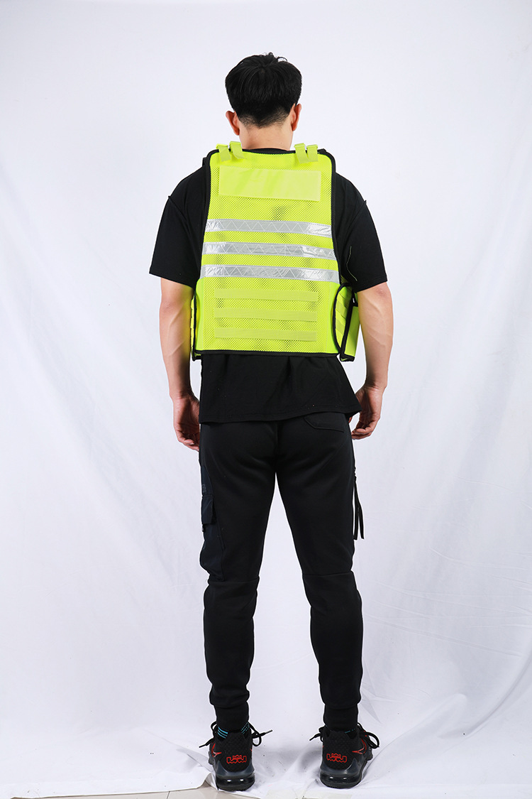 金福反光背心警示式防护马甲外套交通路政执勤八件套反光衣马甲