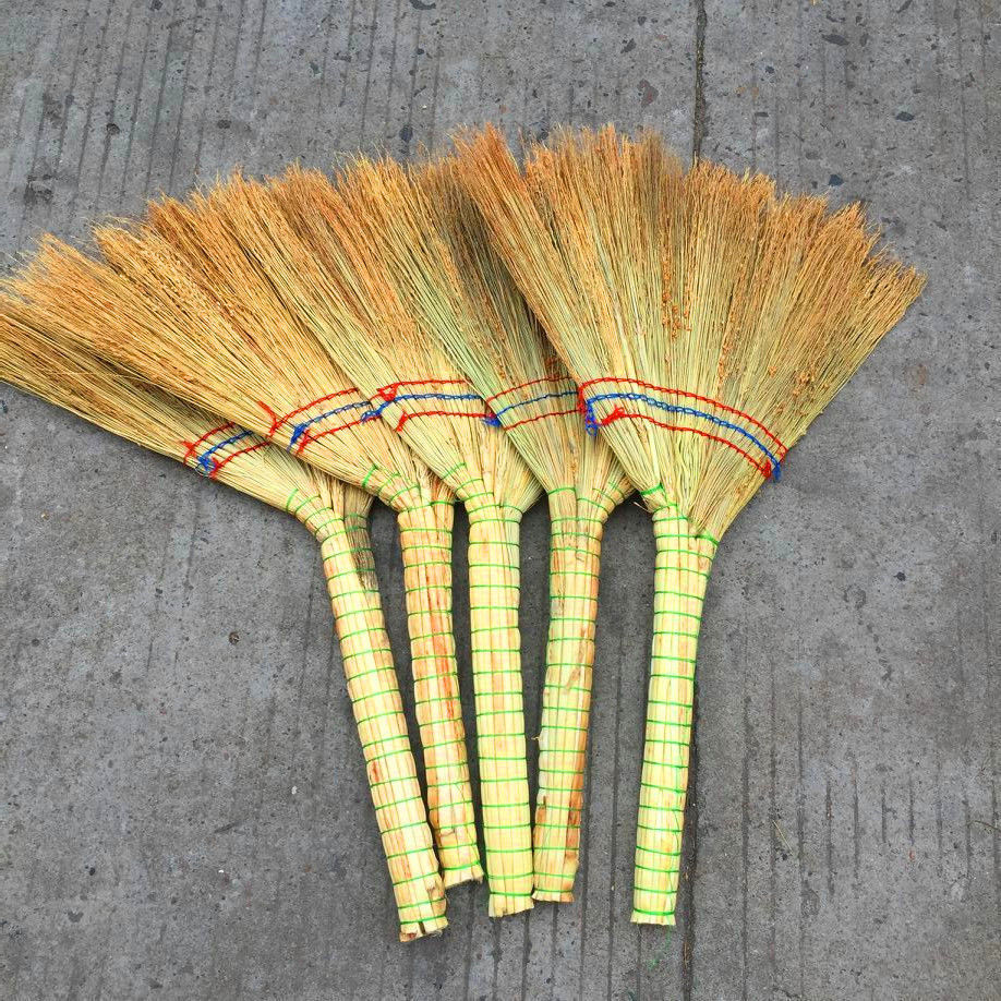 包邮扫把 扫帚 高粱苗天然清扫地面庭院家用学校工厂地面清洁厂家