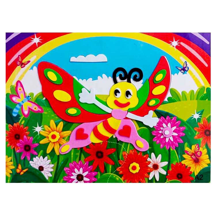 儿童eva手工立体贴画 eva手工制作粘贴画 eva入门小号贴画-阿里巴巴