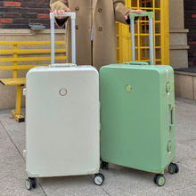小清新铝框行李箱女学生拉杆箱静音轮网红大容量旅行箱男登机皮箱