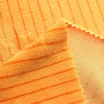 导电丝法兰绒珊瑚绒布家纺毛毯面料宽幅亮丝竖条导电丝法兰绒布料