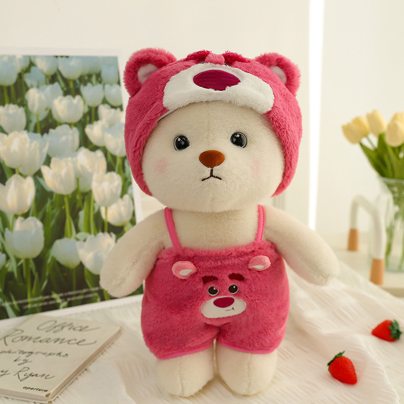 Factory Direct Sales Lily Bear Bear Handmade Teddy Bear Doll Toy Doll Plush Lina Bear Toy Gift