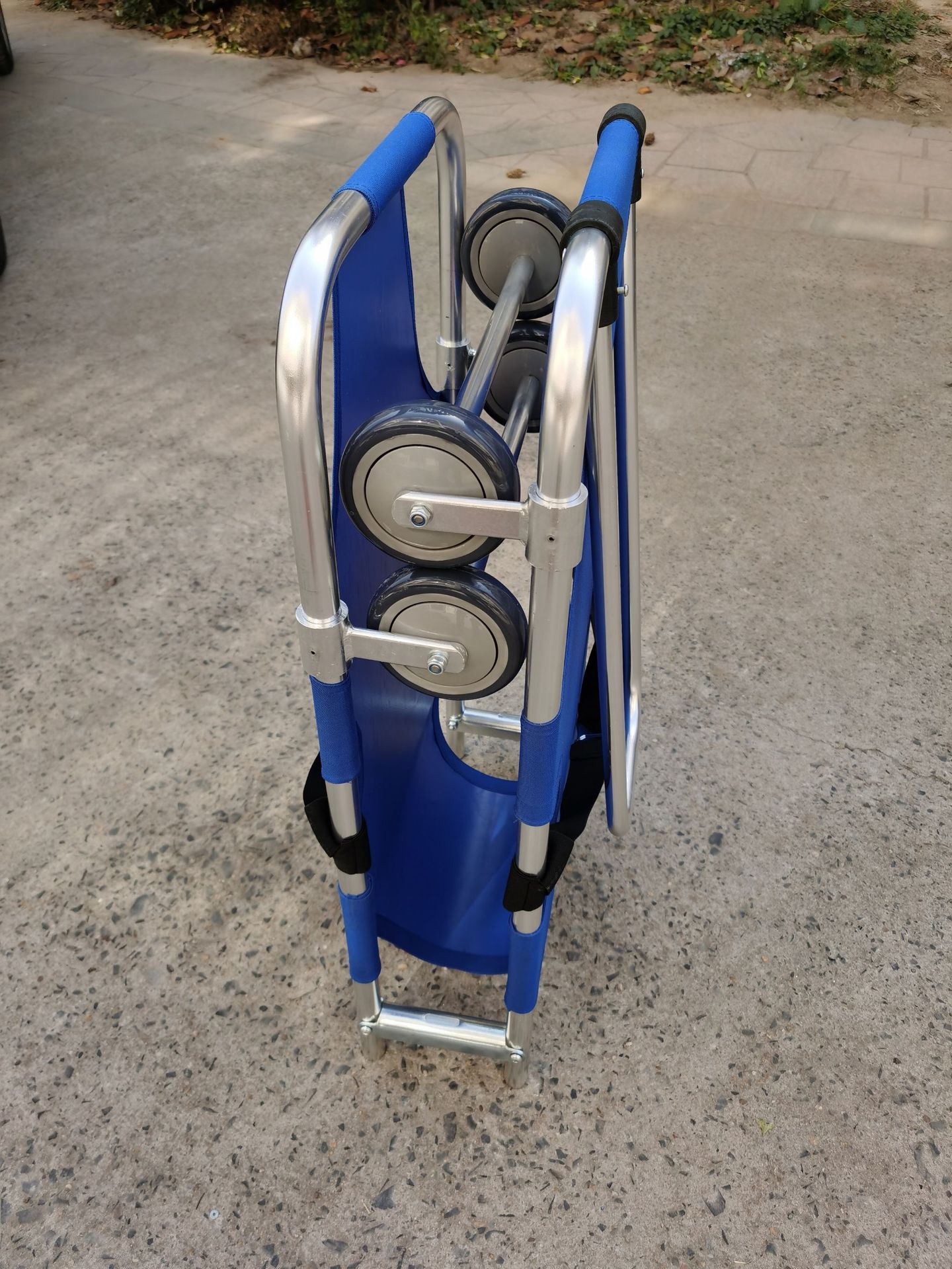 厂家直销铝合金折叠担架车急救多功能救援担架床轻便四轮比武担架