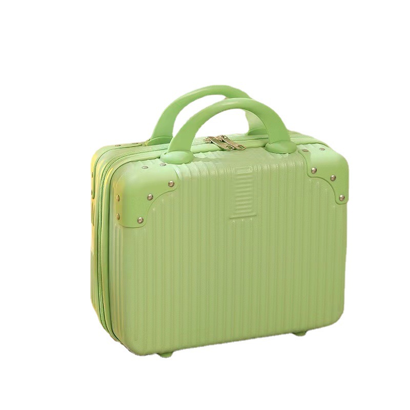 14-Inch Suitcase Cosmetic Case Mini Small Luggage 16-Inch Travel Password Storage Box with Hand Gift Printing Pattern