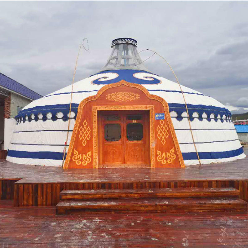 蒙古包帐篷户外农家乐 烧烤餐饮加厚保暖抗风防雨蒙古包 住宿酒店