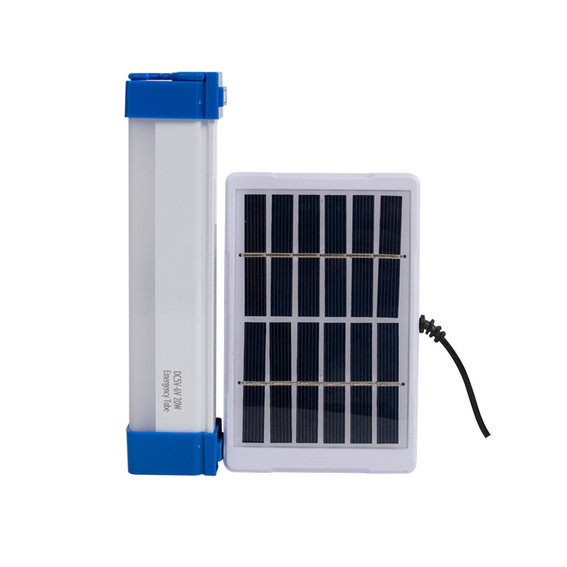 太阳能日光灯管t5灯管 阳台灯充电日光灯庭院灯地摊灯usb应急灯管