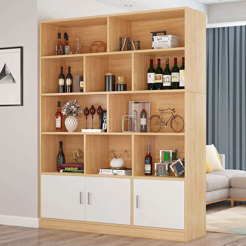 客厅柜酒柜展示柜隔断柜展示架酒架茶叶家用酒柜落地陈列烟货柜