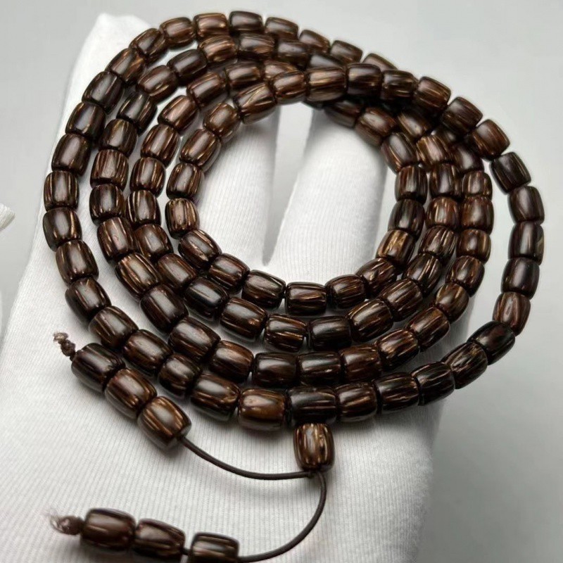 海南金星沉香保真沉水奇楠手串天然佛珠黑油老料-阿里巴巴