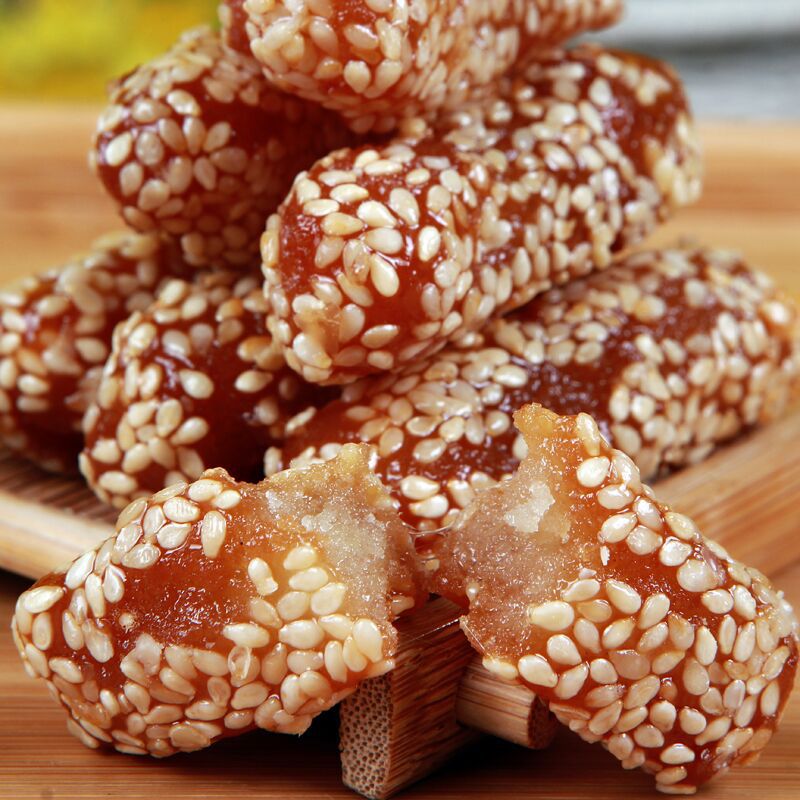 山东产蜜三刀甜点蜜饯油果子老式手工传统糕点蜜食散装500g包邮传