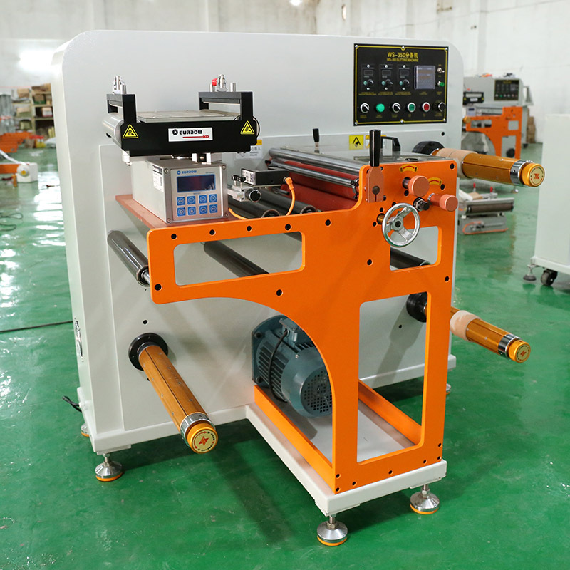 350框架式不干胶分条机高速伺服纠偏分切机标签商标pet薄膜分卷机