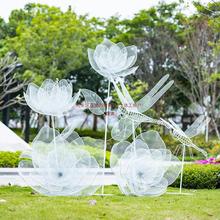 不锈钢花朵雕塑户外造型蒲公英旅游区金属园林草坪动物装饰摆件