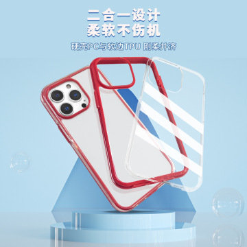 厄瓜多尔市场适用传音tecno spark 8p保护套红色透明不发黄手机壳