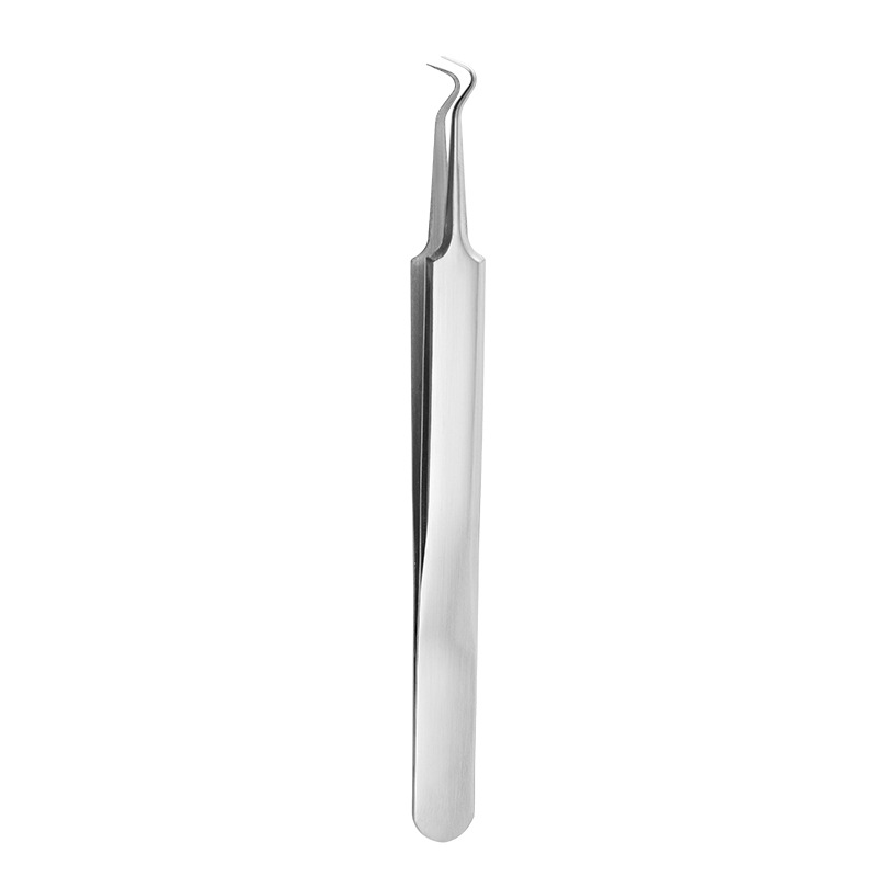 Stainless Steel Splinter Acne Clip Beauty Pimple Pin Pop Pimples Blackhead Clip Beauty Salon Tweezers Elbow Cell Tweezer Set