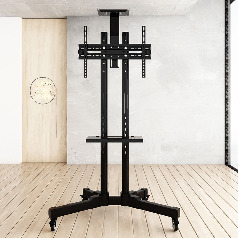 电视移动架显示器支架电视机挂架底座架子通用免打孔32到65托架热