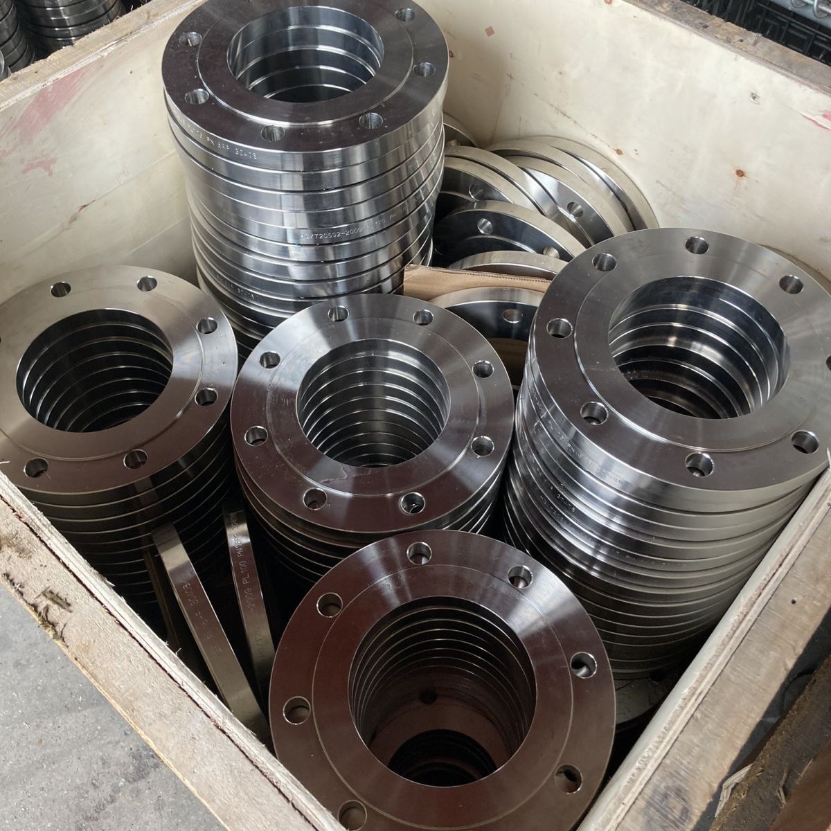 不锈钢法兰铸造法兰片不锈钢平焊法兰盘pn16段打法兰5010一58非标