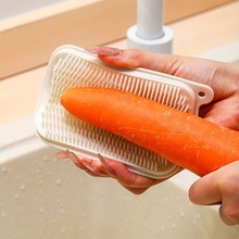 果蔬清洁刷厨房洗土豆蔬菜水果可弯曲清洗水槽缝隙刷子