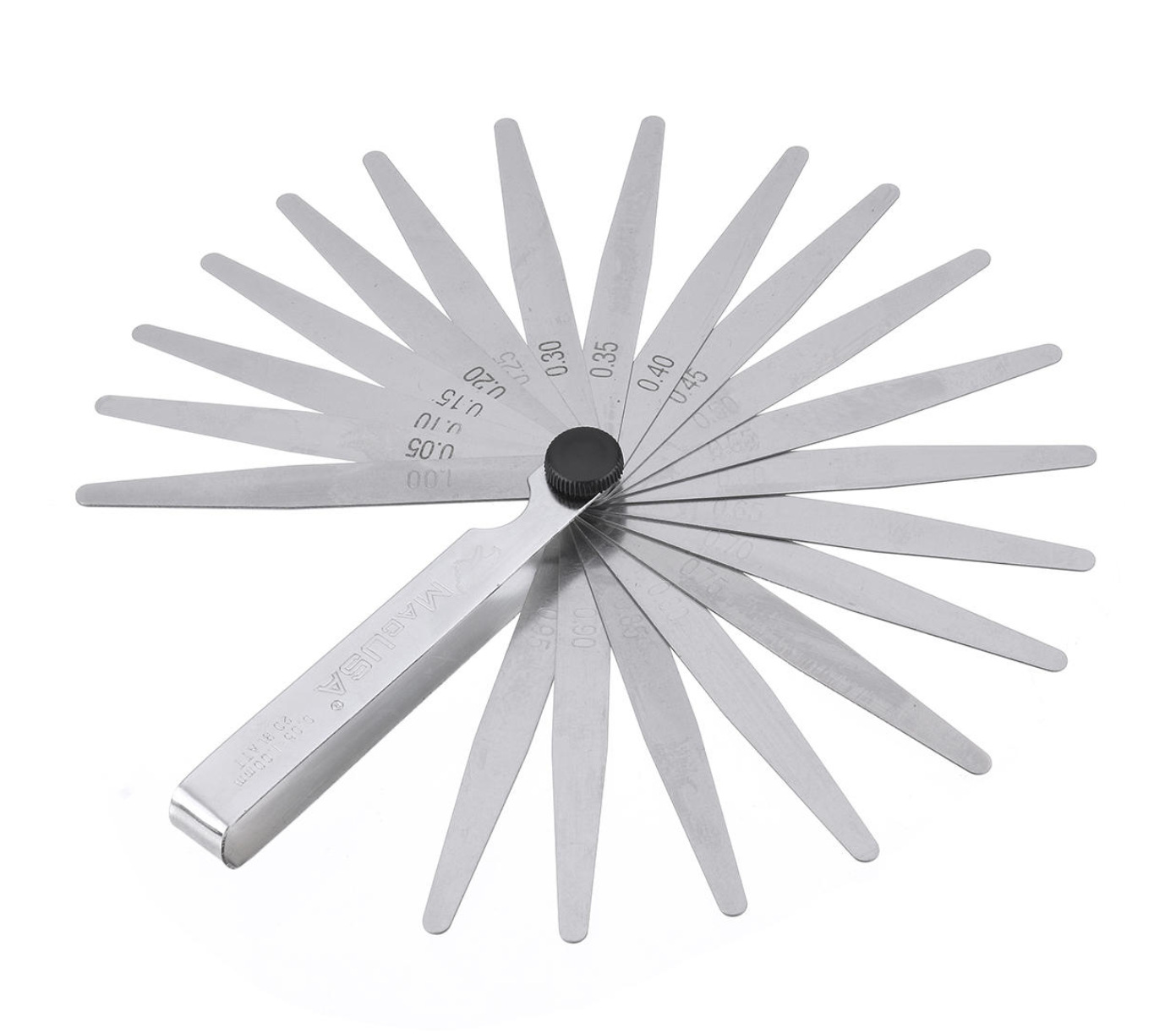 20片公制不锈钢塞尺测量工具测隙规间隙尺 测厚仪间隙片厚薄规