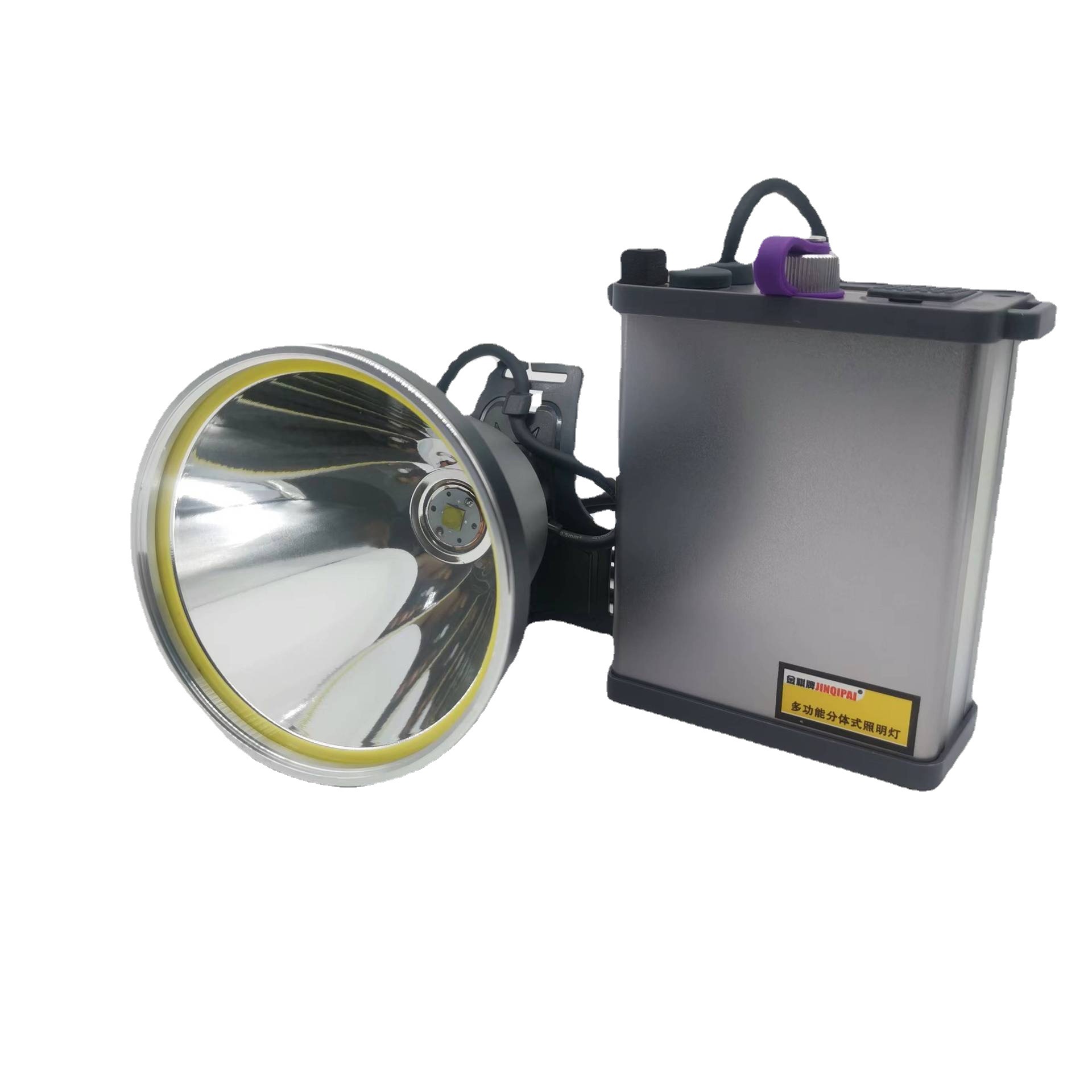 大功率16核激光led分体强光感应头灯头戴式12伏锂电超亮钓鱼远射