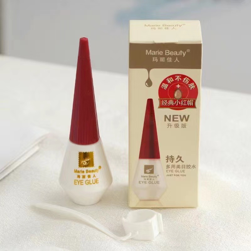 Special Glue for False Eyelashes Mary Lady Classic Little Red Riding Hood Gentle and Does Not Hurt Skin Multi-Purpose Eye Beauty Glue