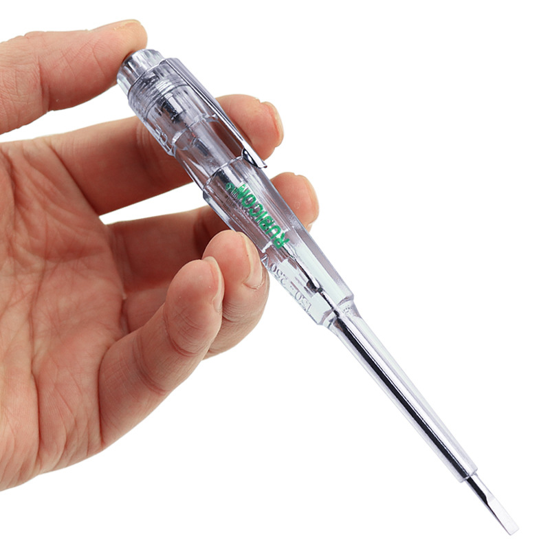 罗宾汉新款透明红色检测测电工专用试进口验电器笔感应电笔rvt211