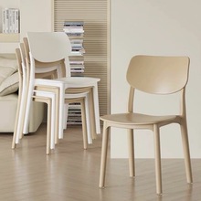 北欧塑料餐椅简约家用成人椅子靠背凳子书桌椅奶茶店休闲椅化妆椅