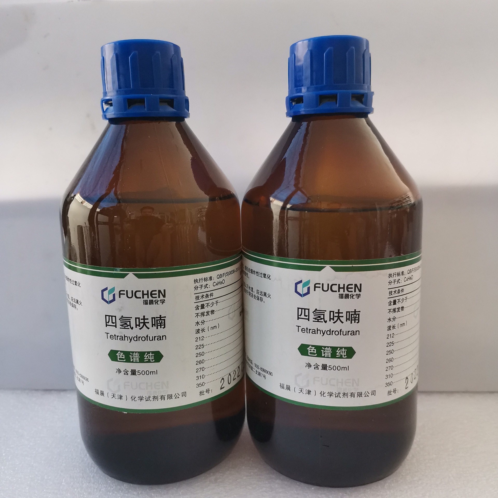 色谱级 四氢呋喃 色谱试剂 500ml/瓶 1,4-环氧丁烷 99.9%