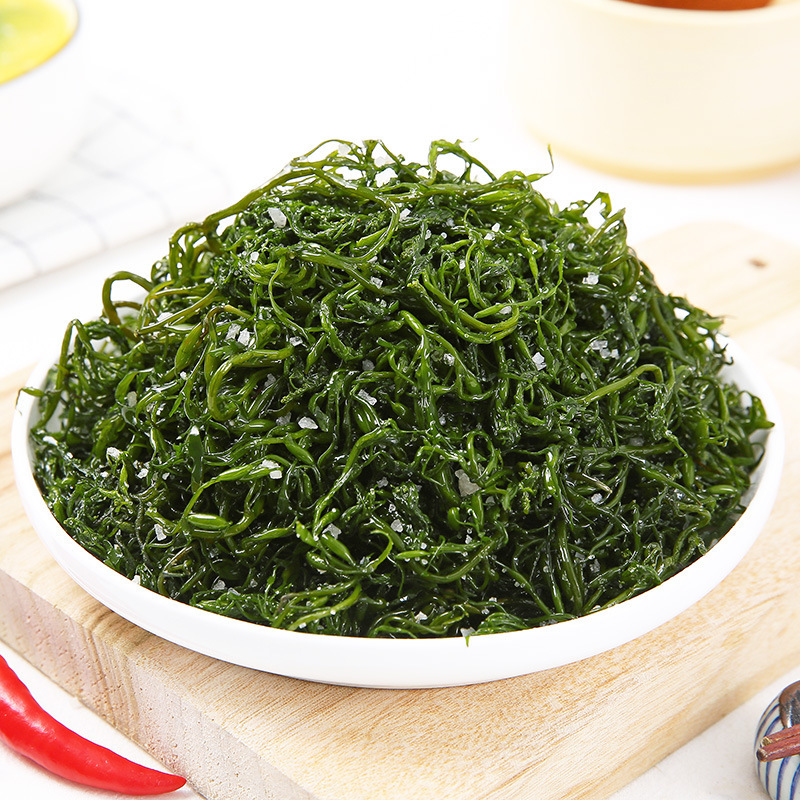 海草鞭炮笋5斤羊栖菜新鲜马尾藻长寿菜盐渍海藻菜半干货整箱商用