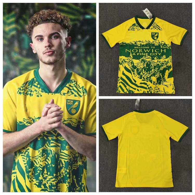 2122诺维奇城球衣坎特维尔夏普伊达特泰norwich金丝雀主场特别款