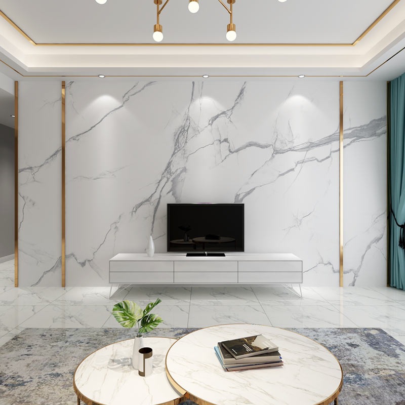 仿大理石壁布现代简约墙纸背景墙壁画网红电视墙壁纸客厅影视墙布