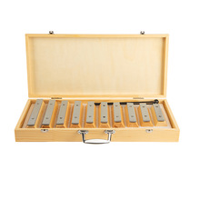 10音音砖带盒 奥尔夫音砖  10音钟琴 10音琴 木盒10音砖 小钟琴