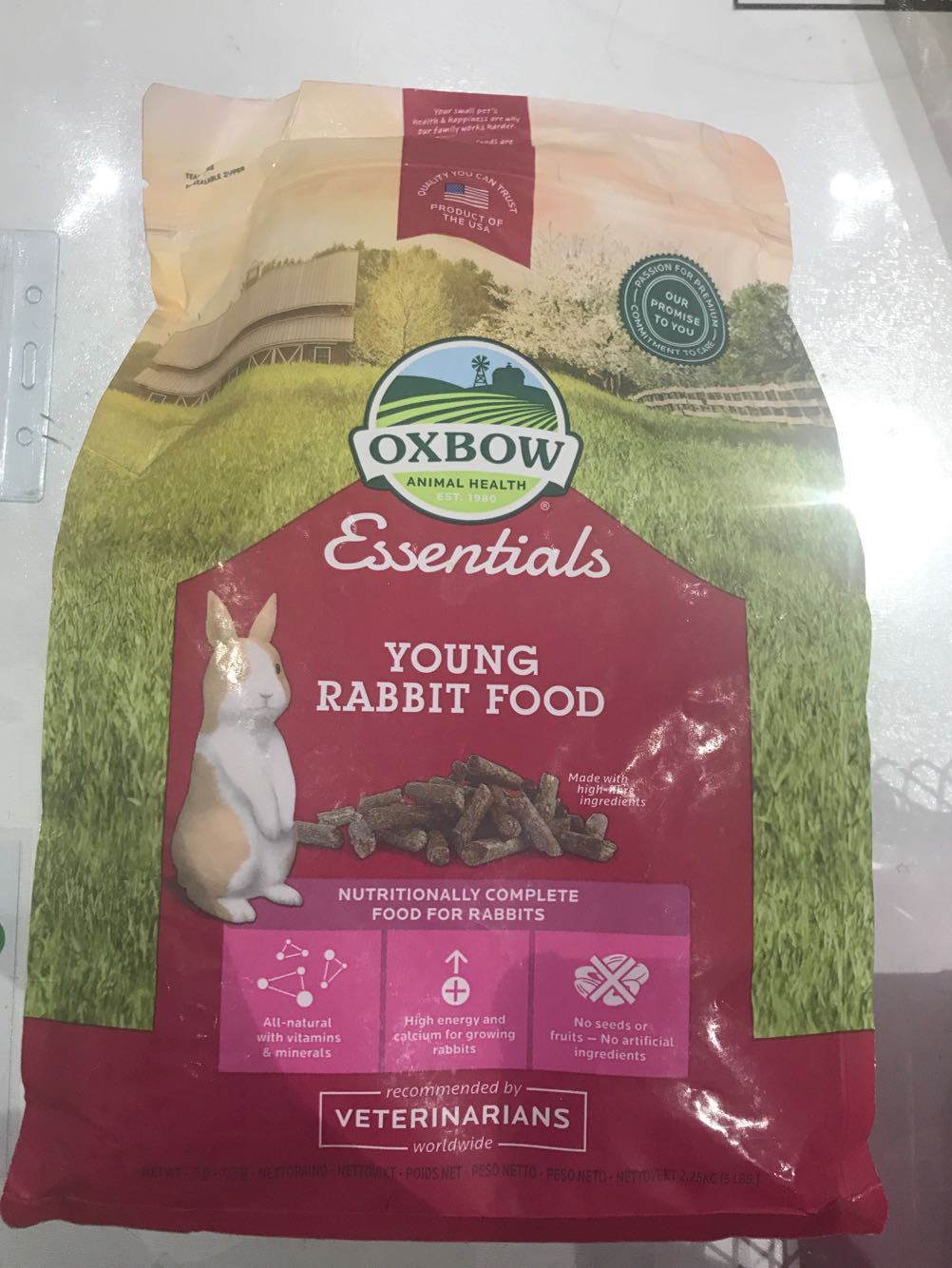 现货 包邮 买一送五 爱宝幼兔粮 爱宝兔粮 5磅/2.25kg 苜蓿草兔粮