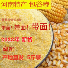 2023新鲜包谷糁5斤河南特产玉米糁脱去皮苞谷棒子面粉农家细小粒