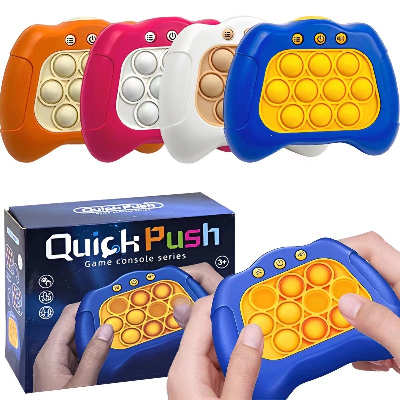 Cross-Border Children's Push-Music Decompression Game Machine Mouse Killer Pioneer Quick Push Puzzle Game Machine Whac-a-Mole Toy