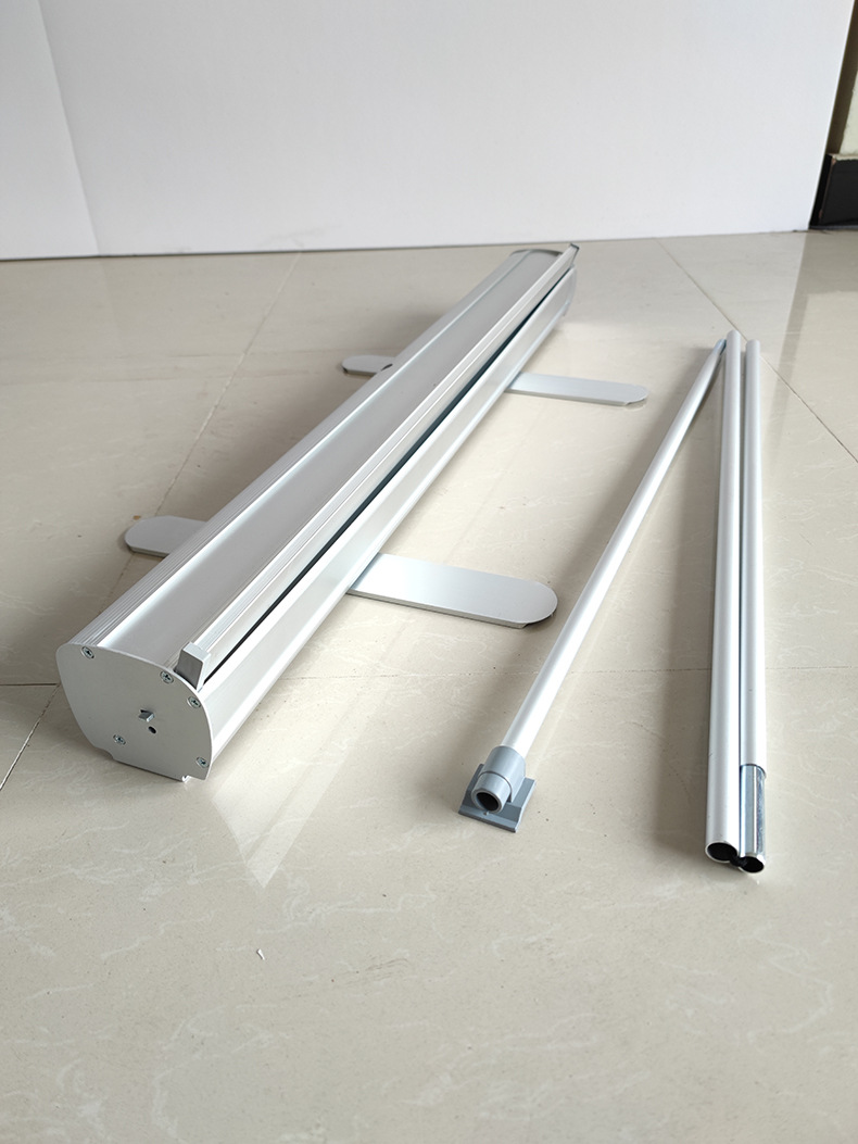 工厂批发透明易拉宝伸缩便携防疫飞沫饭店餐饮隔离展示架80x200