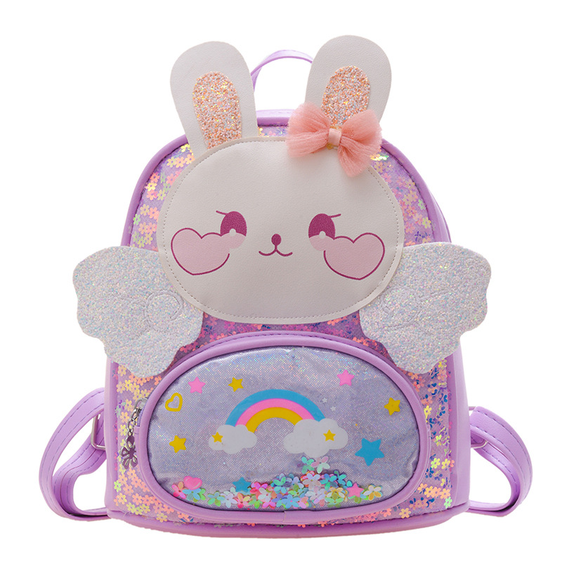 Lightweight Children's Kindergarten Backpack Girls' Baby New Fashion Bunny 3-Year-Old 5 Girls' Small Class Backpack Cross-Border