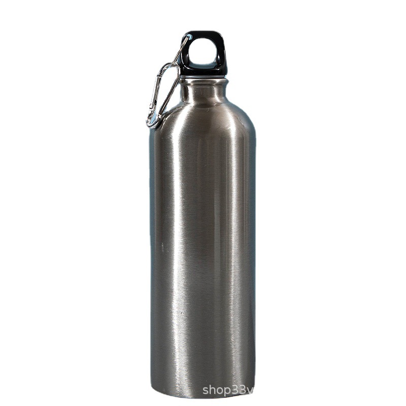 Stainless Steel Single-Layer Sports Kettle Outdoor Small Mouth Climbing Water Bottle Portable Riding Large Capacity Sports Water Cup