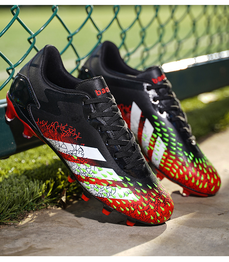 足球鞋青少年学生ag长钉tf碎钉训练鞋低帮足球鞋男女儿童学生