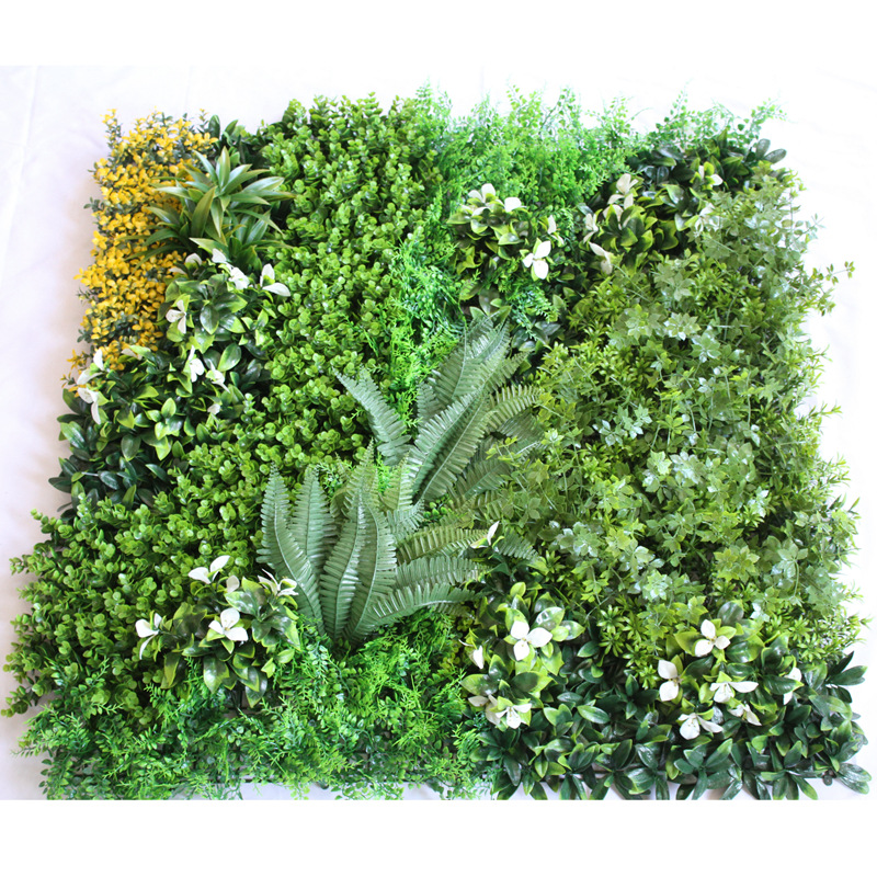 Simulation Plant Wall Green Plant Plastic Fake Flower Turf Wall Decoration Background Image Balcony Green Lawn Wall