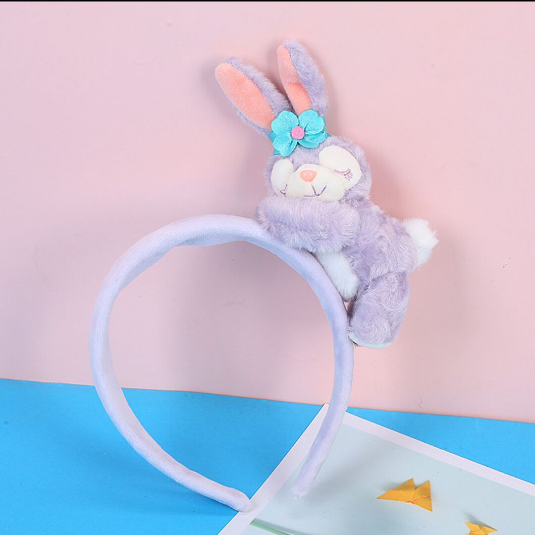 史黛拉星黛露兔子发箍毛绒兔耳朵卡通小公仔发夹网红洗脸萌小兔子