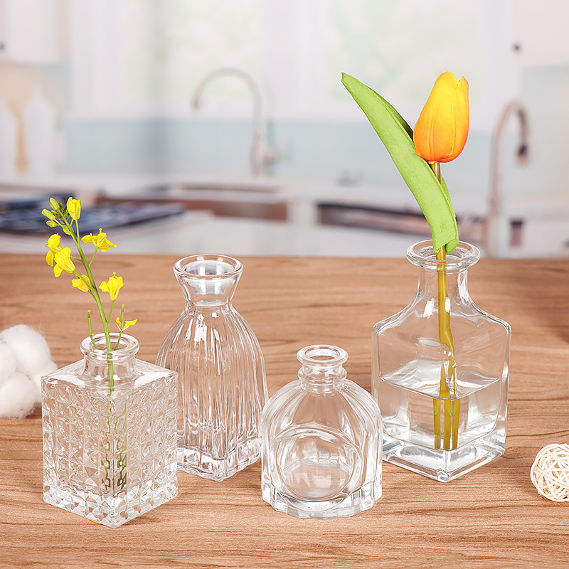 nordic instagram style glass vase creative simple vase decoration home decoration desktop scindapsus aureus hydroponic plant bottles