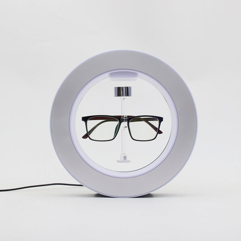 磁悬浮展示架亚克力支架 旋转眼镜架摆件 文具店创意促销桌面展示