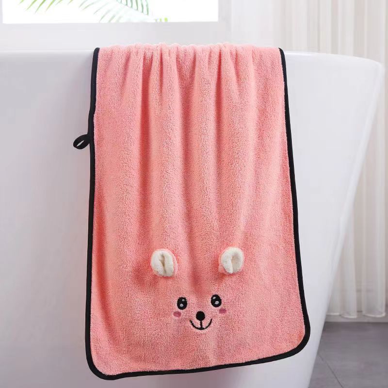 Kaola Towel Cartoon Towel Stereo Ears Towels Household Soft Absorbent Men and Women Bathing Wrapping Towel