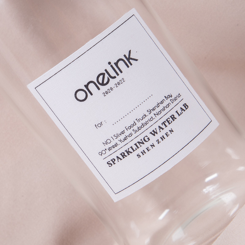 香水瓶贴粗糙加厚不干胶厂家生产纯棉布标艺术纸自粘棉布麻布标签