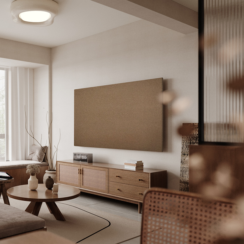 55寸65英寸电视机罩套防尘罩布盖布新款液晶挂墙壁挂轻奢简约盖巾