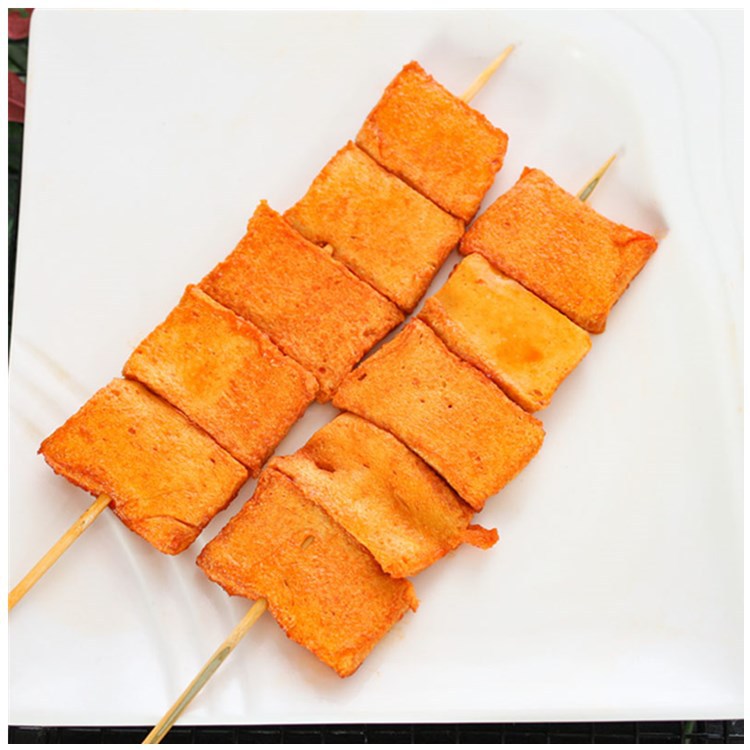 海欣豆腐串火锅烧烤吉烧大串油炸火锅麻辣烫食材 约20串1.2kg