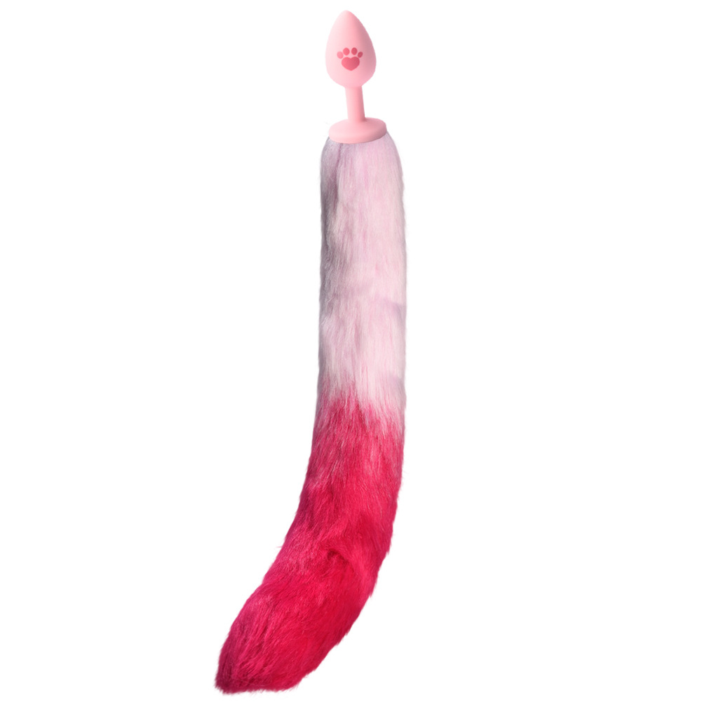 New Artificial Fox Tail Silk Screen Cat's Paw Silicone Butt Plug Alternative Sex Toys Foreign Trade American Adult Supplies
