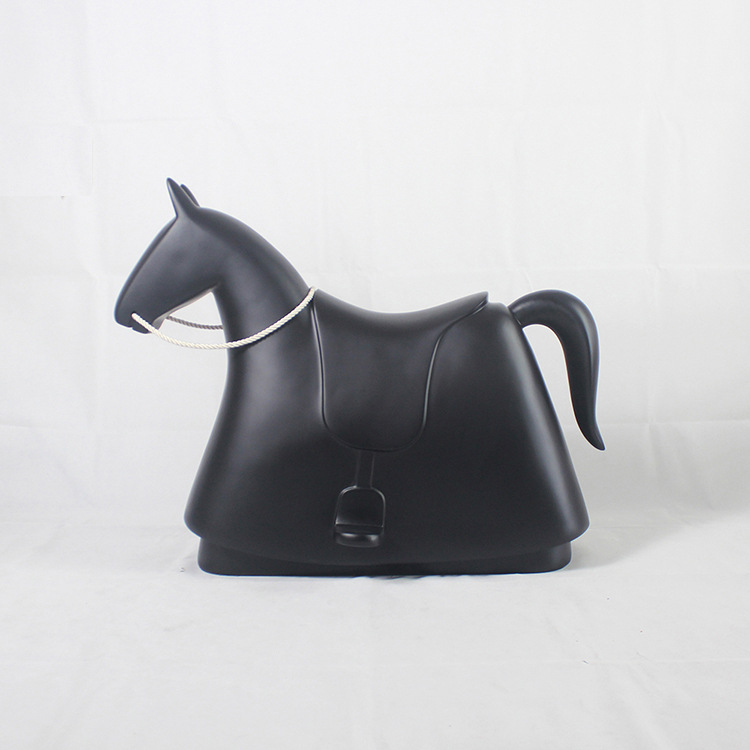 现货包邮北欧摇摇商场幼儿园坐凳木马摇摆马儿童座椅rocky chair