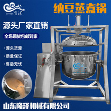 做豆豉的机器设备 黄豆黑豆大型全自动高压蒸煮锅 纳豆生产设备