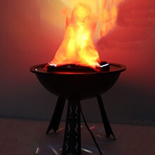 Halloween Simulation Brazier Decoration Electirc LED Flame跨